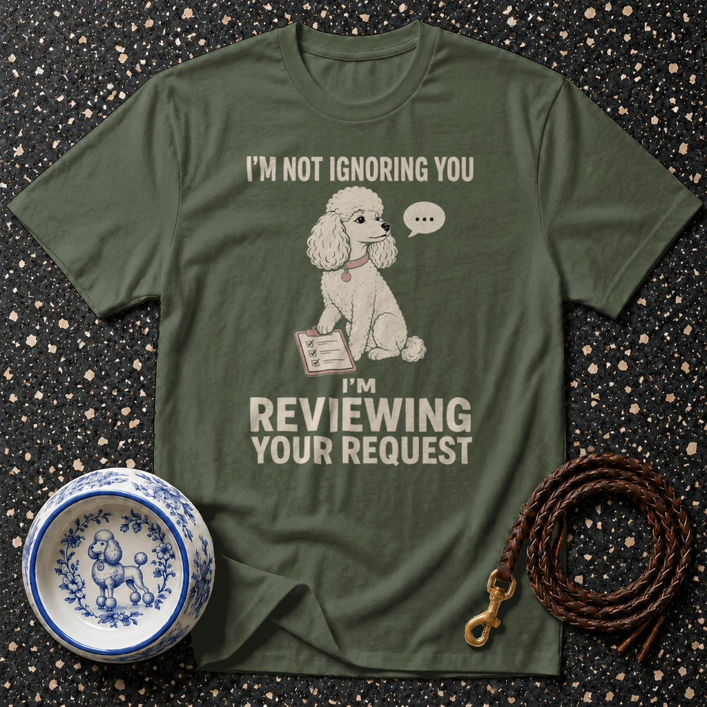 Olive green t-shirt with